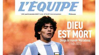 “Dios está muerto”: las portadas en el mundo por la muerte de Diego Armando Maradona [FOTOS]