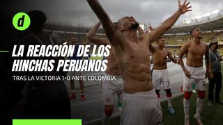 ¡Incondicionales!: esta fue la reacción de los hinchas peruanos tras la victoria de la ‘bicolor’ 1-0 ante Colombia 
