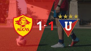 Liga de Quito empató 1-1 en su visita a Aucas