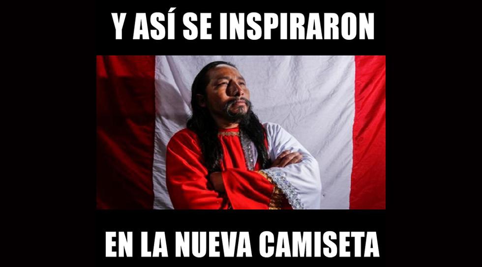 Los memes por la nueva camiseta de la Selección Peruana. (Foto: Facebook)