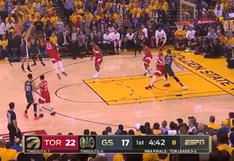 ¡Pura precisión! El tremendo triple de Klay Thompson para los Warriors en el Juego 6 de las finales de la NBA [VIDEO]