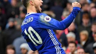 Festeja Conte: Eden Hazard no quiere irse del Chelsea