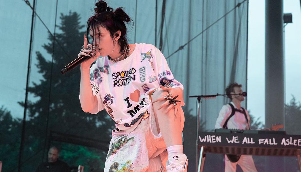 Billie Eilish estrenó el videoclip del tema “All the good girls go to hell”. (Foto: AFP)