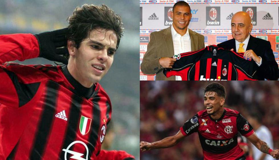 Estos son los últimos brasileros que han pasado por AC Milan. (Fotos: Difusión)
