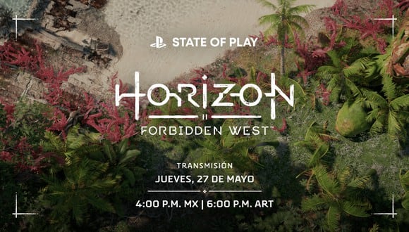 Hora y dónde ver el ‘State of Play’ de Horizon Forbidden West . (Imagen: Sony)