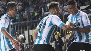 ¡Triunfazo sobre la hora! Racing Club venció a Godoy Cruz por la Superliga argentina