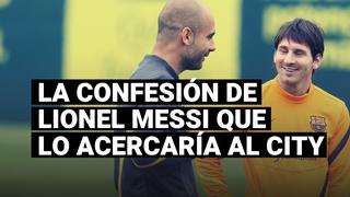 La conversación entre Leo Messi y Pep Guardiola para una posible llegada al Manchester City