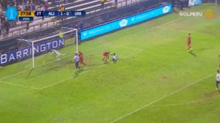 Alianza Lima: Lionard Pajoy le ganó a Rodríguez y cabeceó, pero el palo le negó el gol