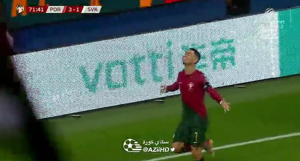 Gol de Cristiano Ronaldo em Portugal x Eslováquia AO VIVO HOJE: dobradinha por 3 a 1 nas eliminatórias para Euro 2024 |  VÍDEO |  Esportes |  FUTEBOL-INTERNACIONAL
