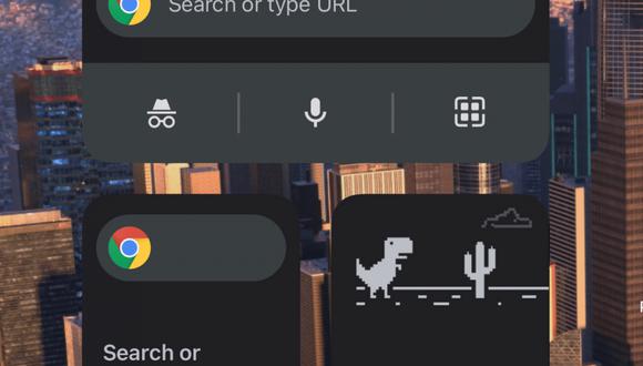 Google Chrome | El truco para añadir la app del dinosaurio del buscador en  la pantalla de tu celular | Aplicaciones | Videojuego | Truco | Tutorial |  Navegador | Widget |