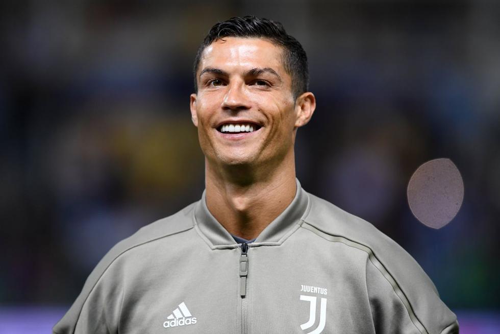 Cristiano Ronaldo en los entrenamientos de Juventus. (Getty)