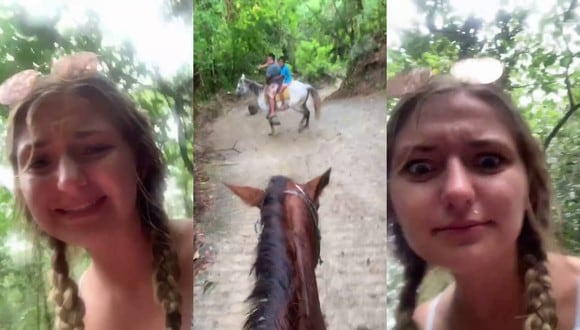 Un video viral muestra el bochornoso momento que vivió una joven durante una visita a la jungla de México. | Crédito: @lizzyfromtheblock99 / TikTok.