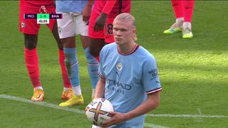 Disparos inatajables: doblete de Erling Haaland en el 2-0 de Manchester City vs. Brighton [VIDEO]