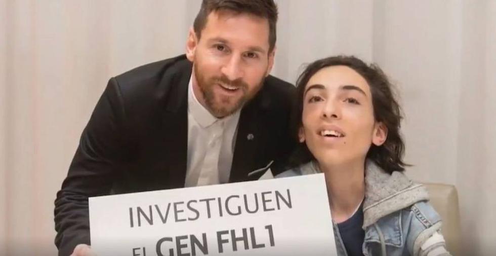 Lionel Messi se sumó a la campaña de Thiago para que se investigue el gen FHL1