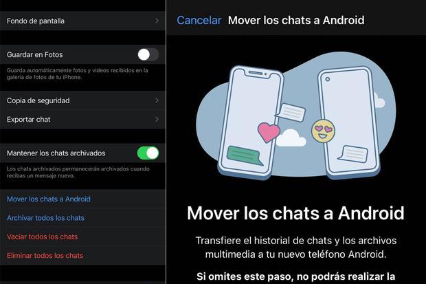 Whatsapp Traslada Tus Chats De Iphone A Android Siguiendo Estos Pasos Smartphone Celulares 7911