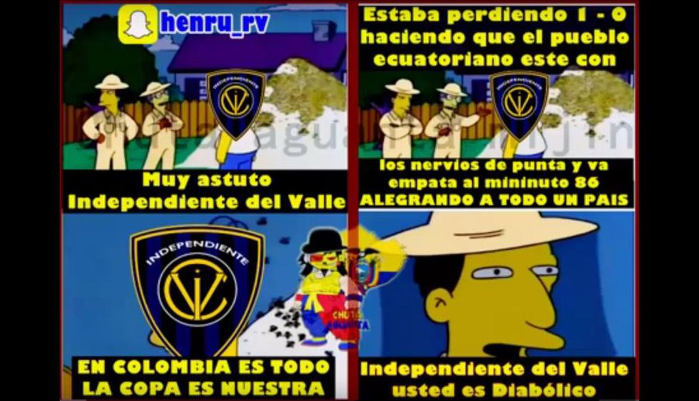 Copa Libertadores: memes entre Independiente del Valle y Atlético Nacional. (Foto: Memes)
