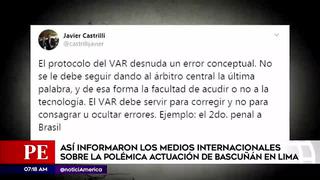 Perú vs Brasil: ex arbitro Javier Castrilli analiza uso del VAR