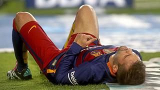 Un nuevo lesionado para Setién: Jordi Alba se ‘rompe’ y no estará ante Napoli y, posiblemente, ante Real Madrid