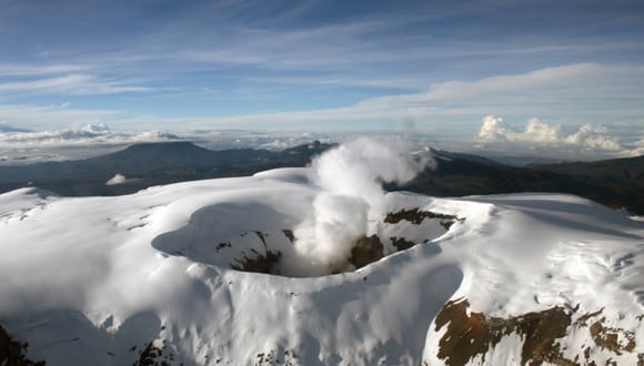 Actividad del Volcán Nevado del Ruiz, hoy: nivel de alerta y lo que se sabe sobre su actividad | Foto: @sgcol
