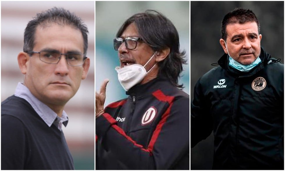 Cardama, Comizzo y Vivas fueron los últimos entrenadores que dejaron su cargo en la Liga 1. (Fotos: Agencias)