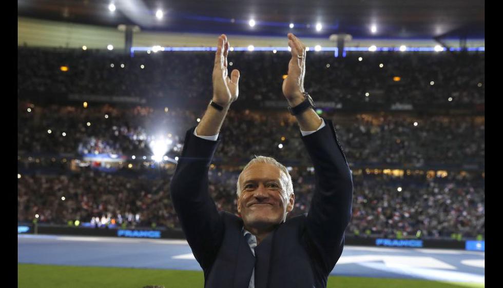 El festejo de Francia del Mundial Rusia 2018, por primera vez, en el Stade de France. (Foto: AP)