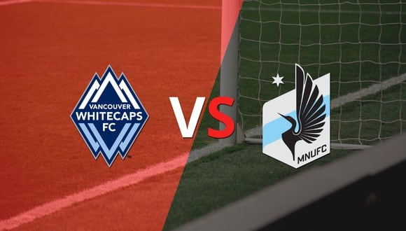 Termina el primer tiempo con una victoria para Vancouver Whitecaps FC vs Minnesota United por 1-0