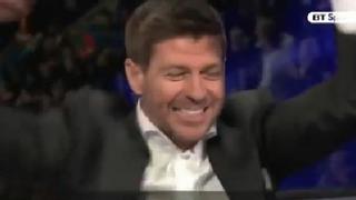 Todo por Salah: Gerrard enloqueció por los golazos de 'Momo' ante la Roma en Champions [VIDEO]