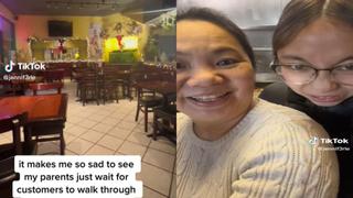 Hizo video viral de 7 segundos que evitó que el restaurante de sus padres quebrara