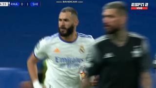 El ‘Gato’ salvador: Benzema empata el partido 1-1 en Real Madrid vs. Sheriff [VIDEO]