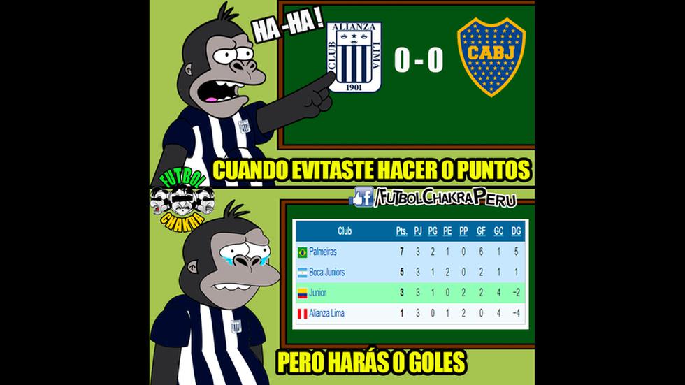 Facebook: Alianza Lima eliminado de la Libertadores generó varios memes