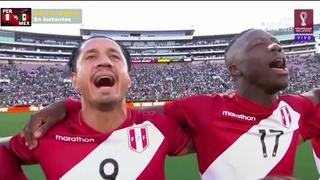 A todo pulmón: así se entonó el himno nacional del Perú en amistoso ante México [VIDEO]