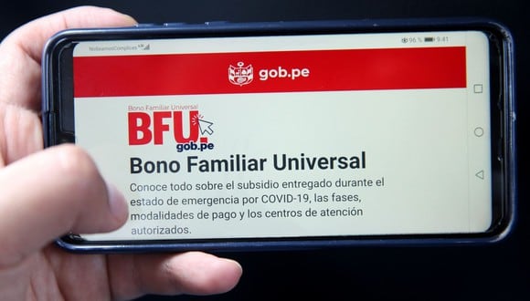 Bono BFU: conoce el cronograma del Segundo Bono Universal de S/ 760