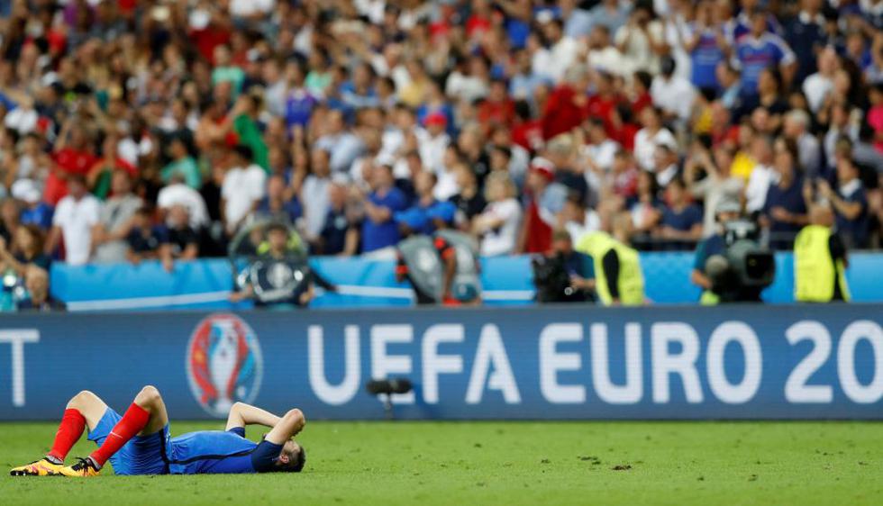 La tristeza francesa tras la derrota en la final de la Eurocopa (Getty).