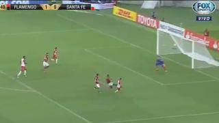 Apareció el artillero de la Copa: el gol de Santa Fe ante Flamengo por la Libertadores [VIDEO]