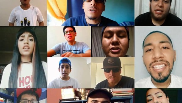 Artistas unen sus voces a las de jóvenes talentos para crear canción por el Día del RAP. (Muni de Lima)