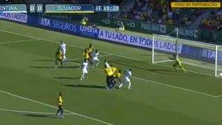 ¡El tío Lucas! Alario marcó así el 1-0 en el Argentina vs. Ecuador en España [VIDEO]