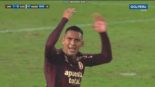 ¡En el área, de ‘9’! Gol de Valera para el 1-0 de Universitario vs. Cusco FC