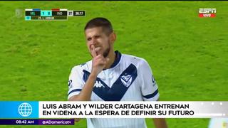 Luis Abram y Wilder Cartagena entrenan en Videna a la espera de cerrar con algún club