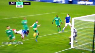 ¡Intentó la 'Mano de Dios'! Yerry Mina casi marca significativo gol para el Everton [VIDEO]