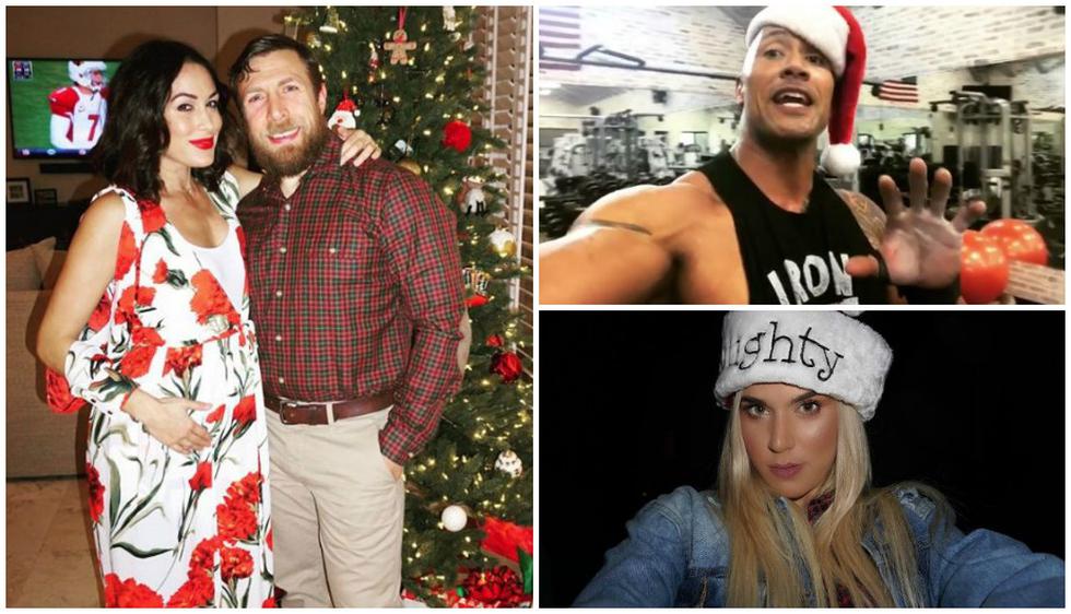 Así celebraron Navidad las estrellas de la WWE. (Instagram)