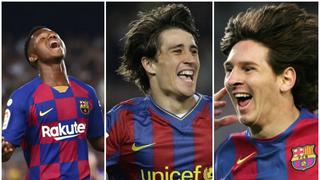 Ansu Fati no es el menor: los 10 futbolistas más jóvenes en debutar con la camiseta del Barcelona