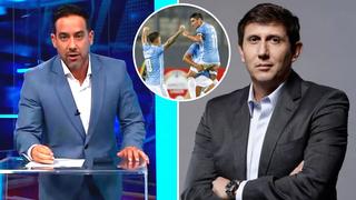 Óscar del Portal refriega clasificación de Sporting Cristal a periodista argentino: “Te fuiste de cara Varsky”