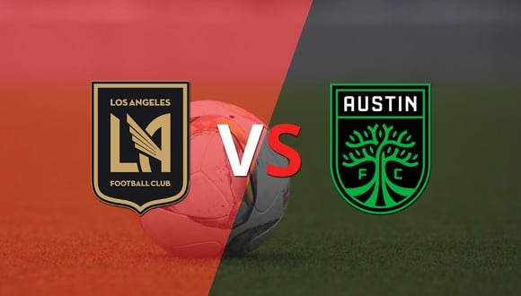 Termina el primer tiempo con una victoria para Austin FC vs Los Angeles FC por 1-0