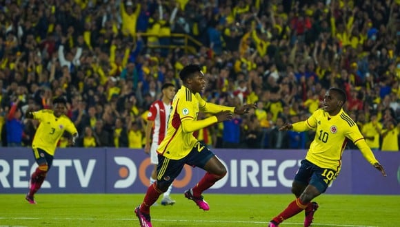 Colombia goleó 3-0 a Paraguay en el hexagonal final del Sudamericano Sub 20 | Foto: Twitter