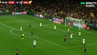 ¡Apocalipsis! Lionel Messi estrelló la pelota en el palo en el Barcelona-Valencia por Copa del Rey [VIDEO]