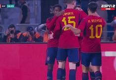 Aumenta la ventaja: gol de Gavi para el 2-0 de España vs. Jordania en amistoso [VIDEO]