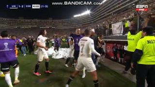 Desenlace caliente: la pelea entre jugadores de Universitario y Corinthians tras el gol de Ryan
