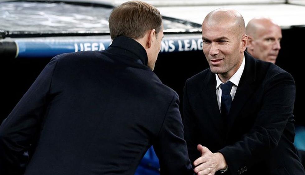 Las alineaciones de Tuchel y Zidane en París por Champions League. (Getty Images)