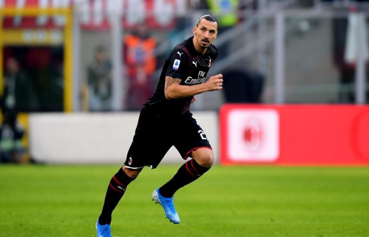 Zlatan Ibrahimovic volvió a debutar con el AC Milan en la Serie A, esta vez en 2020 y contra la Sampdoria. (Foto: Twitter)