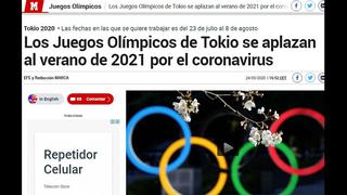 Así informó el mundo sobre la postergación de los Juegos Olímpicos 2020 [FOTOS]